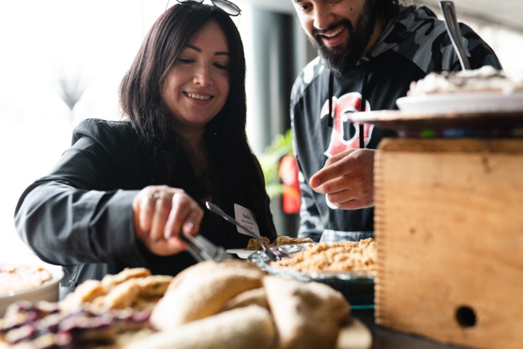 Wedding catering options include dessert bars and drink packages.