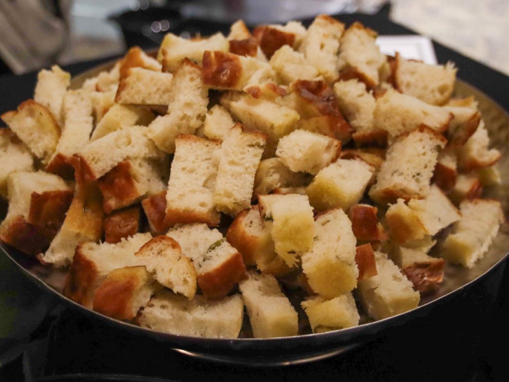 Uncorked & On Tap had a table with freshly baked focaccia from Farmhouse Table. It's an Italian flatbread known for its airy texture and rich olive oil flavor.
